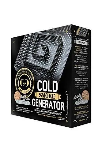 Produktbild: GRILLGOLD Räucherschnecke für Kalträuchern inkl. 0,5L Räuchermehl - Kaltrauchgenerator für Räucherofen, Grill & Smoker - Hitzebeständig, leicht zu reinigen, lange Brenndauer - Premium Räucherzubehör