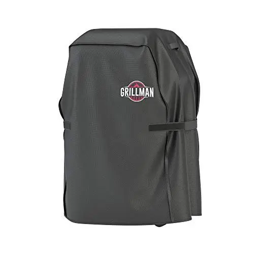 Produktbild: Grillman Grill Abdeckhaube Gasgrill Grillabdeckung Regendicht BBQ Abdeckung Cover Schutzhülle Haube Staubdicht Grill Abdeckplane Grillschutz 76 x 66 x 109cm - Schwarz