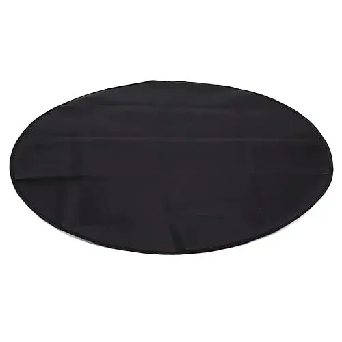 Produktbild: Grillmatte, Schwer Entflammbar, 2 Schichten, Silikonbeschichtetes Fiberglas-Tuch, Feuerstellen-Pad, Rund, Weit Verbreitet für Rasen (91,4 cm)