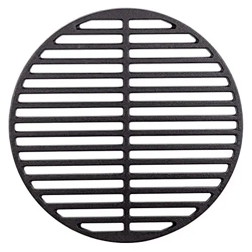 Produktbild: Grillrost Gusseisen rund D=34,5 cm emailliert, Grillgitter, Gussrost, Grillauflage, Grillplatte, Gitter für Grill, Grillzubehör, Grillaufsatz, Barbecue