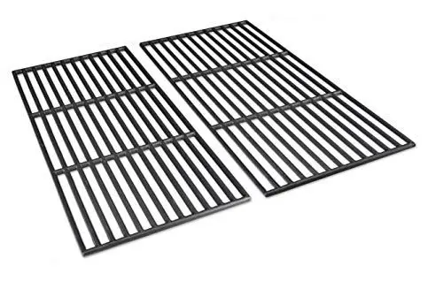 Produktbild: GRILLROSTPROFI 44,4 x 26cm Grillrost Gusseisen/Gusseisen für Weber Spirit I & II E210, E220, S210, S220 ab Baujahr 2013 (mit vorderen Brennerknöpfen)