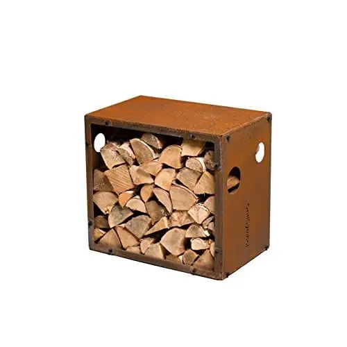 Produktbild: GrillSymbol Petteri Wiimaa Holzlager Woodstock S, Cortenstahl, Rotbraun, regular