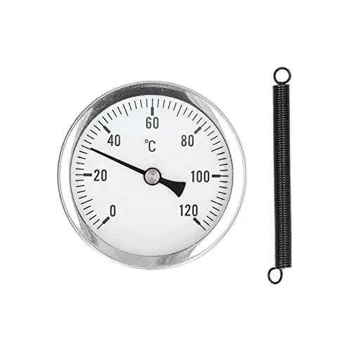 Produktbild: Grillthermometer, 63 Mm Edelstahl Grillthermometer 0-120 ℃ Grillthermometer Schnell Reagierendes Küchenthermometer Hochpräzises Grillthermometer
