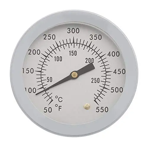 Produktbild: Grillthermometer für Grill Kohle Smoker Gasgrill Ofen Kochen Temperaturanzeige analoges Zifferblatt doppelte Skala