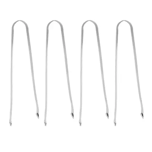 Produktbild: Grillzange, 45 Cm Lang, Robust, Zum Grillen und Grillen, Hitzebeständige Handgriffe aus Edelstahl, Zum Grillen, in der Küche Im Freien und Zum Kochen von Heißen Grillspeisen, 4