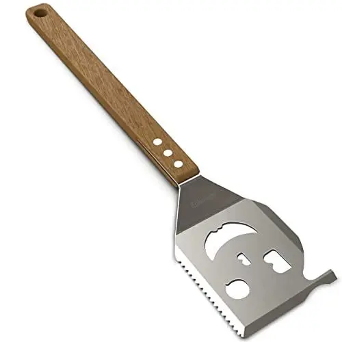 Produktbild: Grillzubehör,Grillspatel, HolzgriffGrillspatel, Grillspatel zum Grillen im Freien, Geschenk für Männer.Grill Geschenke für männer.