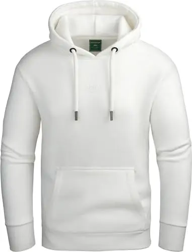 Produktbild: Grin&Bear Hoodie Herren Hoodie Sweatshirt GEC707 Weiss XL