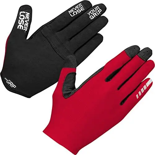 Produktbild: GripGrab Aerolite InsideGrip Langfinger Profi MTB Race Handschuhe Ungepolsterte rutschfeste Sommer Radsporthandschuhe