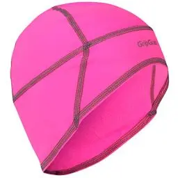 Produktbild: GripGrab Unisex Letvægts termisk Hi-vis hjelm hat Kopfbedeckung , Pink Hi-Vis, M (57-60 cm) EU