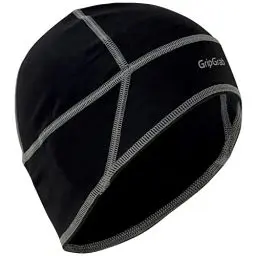 Produktbild: GripGrab Unisex Letvægts termisk Hi-vis hjelm hat Skull Cap, Schwarz, M (57-60 cm) EU
