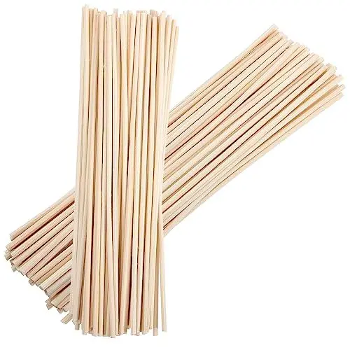 Produktbild: GRIRIW Diffusor 100 Stück Rattanstäbchen Natürliche Parfüm-diffusorstäbchen