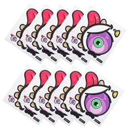 Produktbild: GRIRIW 10 Blätter Kürbis-Aufkleber Kürbis-Fensteraufkleber Fensteraufkleber für Kinder Halloween window stickers halloween fensterdeko Halloween-Party-Requisiten Halloween-Aufkleber