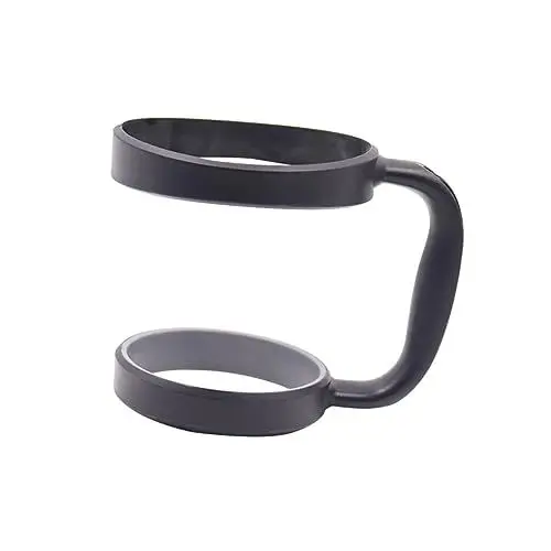 Produktbild: GRIRIW Ergonomische 30oz Bechergriffe Edelstahl Bierkrughalter Für Reisebecher Schwarz -