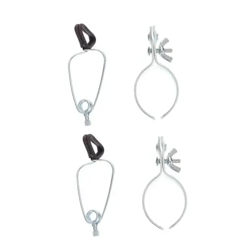 Produktbild: GRIRIW 2stücke Metall Reptilien Lampenschirm Clips Befestigungsclips Reptilien Lichtschirmhalter Für Terrariumlampen