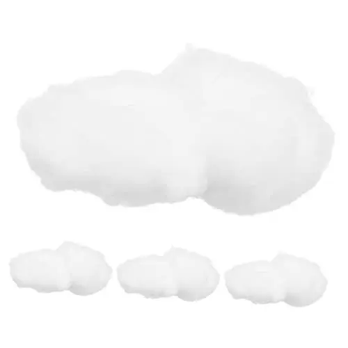 Produktbild: GRIRIW 4 Stück 3D-Wolken- - Leichtes Deckenbehang Für Weihnachtsfeier-Dekorationen Weißes Wolken-Ornament
