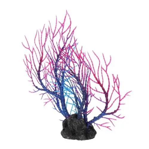 Produktbild: GRIRIW Aquariumdekorationen Zubehör Für Aquarien Aquarium Landschaftsbau Koralle Kunstpflanze Wasserpflanzen Kunsthandwerk Harz Violett Aquariumdekoration Künstliche Pflanzen