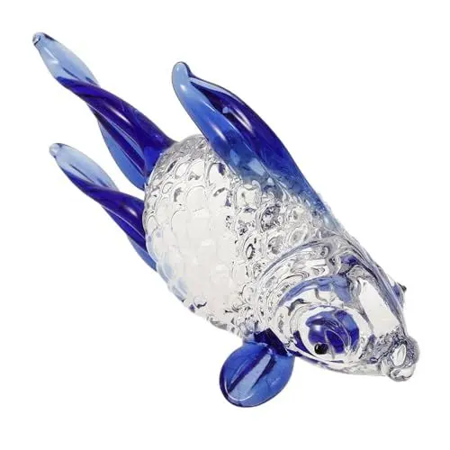 Produktbild: GRIRIW Aus Kristallglas Aquarienverzierung Miniatur-fischskulptur -Modell Goldfischfiguren Zum Sammeln Tisch- - Zierfische Für Aquarien Miniaturfisch Tier