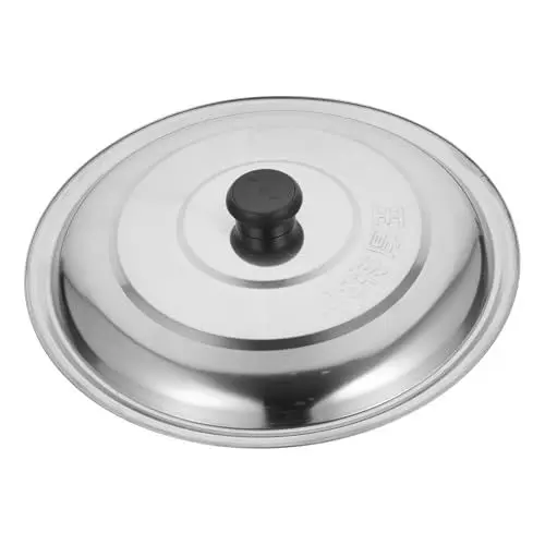 Produktbild: GRIRIW Deckel Für Pfanne Aus Edelstahl Und Robust Und Langlebig Mit Deckelknopf Für Sicheren Griff Passend Für Suppentöpfe Woks Und Bratpfannen