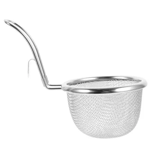 Produktbild: GRIRIW Hitzebeständiges Nudelsieb Aus Edelstahl Netzsieb Für Heiße Töpfe Perfekt Für Küche Und Hotpot Spülmaschinenfest 24cm