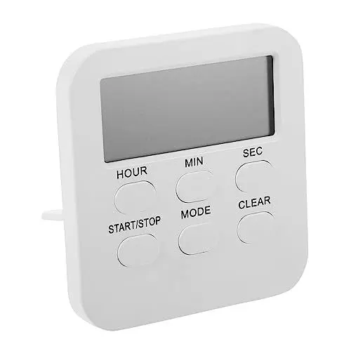 Produktbild: GRIRIW Digitaler Küchentimer Leiser Timer Zum Kochen Für Übungen Im Klassenzimmer Timer Mit Digitaler Anzeige Für Jungen Und Mädchen Senioren Batterie