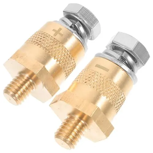Produktbild: GRIRIW Upgrade Auto Batterie Terminal Anschlüsse 6/8mm Gewinde Terminal Adapter Batterie Post Anschlüsse Für