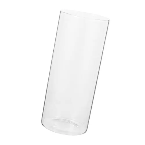 Produktbild: GRIRIW Zylindervase Aus Klarglas Zeitlose Blumenvase Für Heimdekoration Eleganter Blumenbehälter Ideal Als Weihnachtsdeko 25 cm Höhe