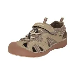 Produktbild: GRITION Herren Wandern Sandalen Outdoor Geschlossene Trekkingsandalen Klettverschluss Verstellbaren Männer Sommer Sandale Sportsandalen Wandersandalen Wasserfest Schuhe 44eu beige