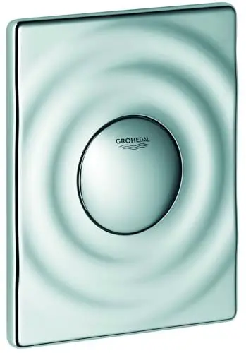 Produktbild: Grohe Abdeckplatte Surf, 156 x 197 mm, verchromt 37063000 Silber