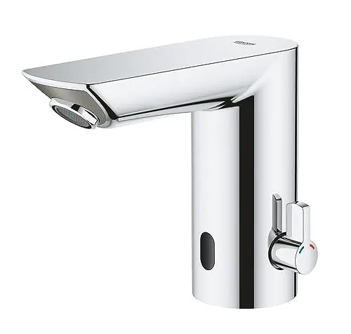Produktbild: GROHE Bau Cosmopolitan E - Infrarot-Elektronik für den Waschtisch (wassersparend, variabel einstellbarer Temperaturbegrenzer, hygienisch, pflegeleicht) , chrom, 36451000