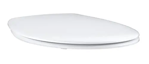 Produktbild: GROHE Bau Keramik, WC Sitz mit Absenkautomatik (Toilettendeckel mit Soft-Close Funktion, werkzeuglos abnehmbar, Scharniere aus Edelstahl, inkl. Befestigungsset), alpinweiß, 39493000