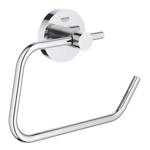 Produktbild: GROHE Essentials - WC-Papierhalter (Material: Metall, verdeckte Befestigung, zum bohren oder kleben), chrom, 40689001