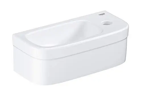 Produktbild: GROHE Euro - Mini Handwaschbecken (37 cm, wandhängend, Hygieneoberfläche), alpinweiß, 39327000