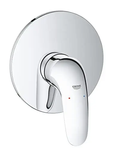 Produktbild: GROHE Eurostyle - Einhand- Brausearmatur (verdeckte Befestigung, Rosetten- und Schaftabdichtung, ohne Unterputz- Einbaukörper), chrom, 29098003