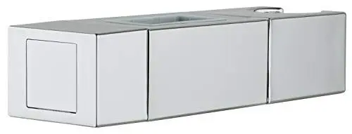 Produktbild: GROHE Gleitelement (Gleiter mit schwenkbarem Halter zur Höhenverstellung der Handbrause, langlebige Oberfläche), Chrom, 48180001