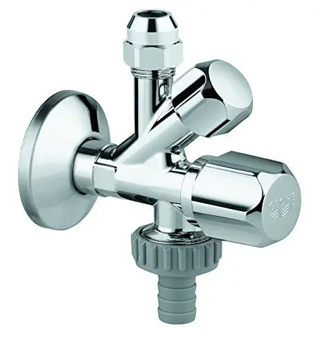 Produktbild: Grohe 22033000 Was Kombi Eckventil DN 10, 3/8 Zoll