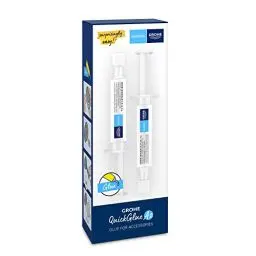 Produktbild: GROHE QUICKFIX - Kleber- Set für BadAccessoires (geeignet für Marmor, Fliesen, Glas, Kunststoff, Holz, Metall etc., Aushärtungszeit 24 Stunden), 41128000