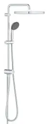 Produktbild: GROHE Vitalio Start System 250 Cube Flex - Duschsystem mit Umstellung (wassersparend, Wandmontage, Antikalk- System, robust), chrom, 26698000