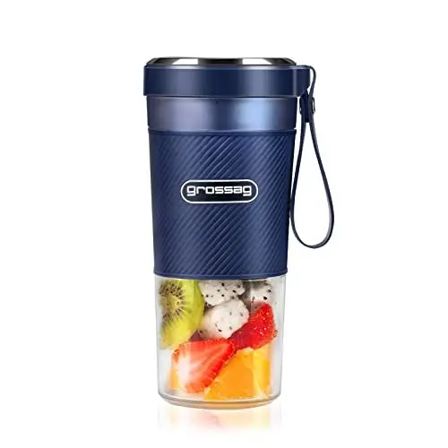 Produktbild: grossag Akku Smoothie Mixer to-go MX 10.09 Dunkelblau für 0,3 Liter
