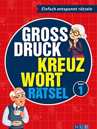 Produktbild: Großdruck Kreuzworträtsel Band 1: Einfach entspannt rätseln - auch ohne Brille für Erwachsene und Senioren