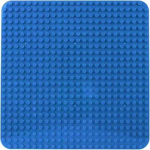 Produktbild: Große Bauplatte Kompatibel mit Lego Duplo Platten,38.4 * 38.4cm Classic Grundplatte mit 24 x 24 Noppen für Duplo Steine,Konstruktionsspielzeug für Kleinkinder,Mädchen und Jungen, Blau
