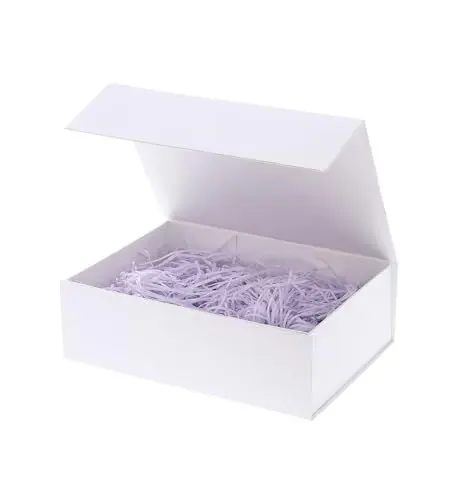 Produktbild: Weiße Geschenkbox 28x20x9cm Geschenkbox mit Deckel Groomsmen Graduierung dekorative Boxen mit Deckel Halloween