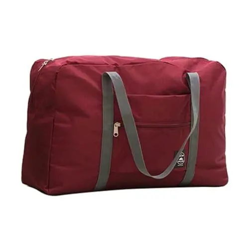 Produktbild: Große Kapazität Duffle Lagerung Faltbare Reise Tote Verpackung Für Veranstalter Schrankorganisation (Red One Size)