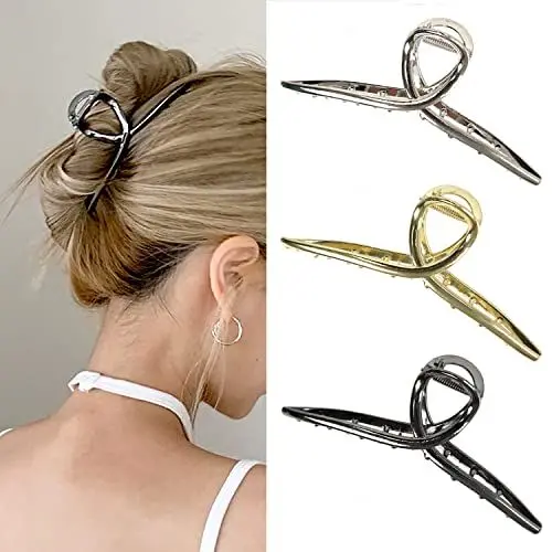 Produktbild: Große Metallhaarklemmen große Schmetterling Haarclips für Frauen 5,3 