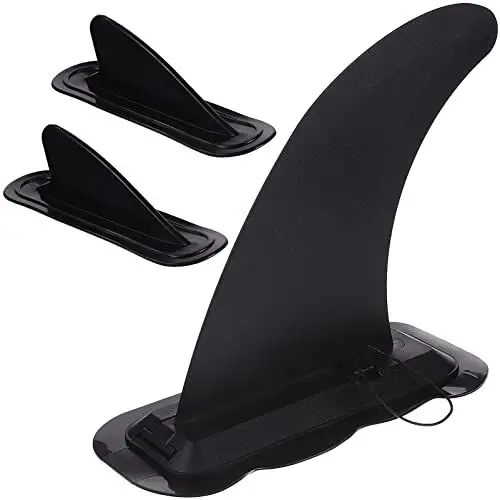 Produktbild: Große Surfboard Finne mit 2 Stücke Kleine Finne, Stand Up Paddle Board Surfboard Ruder Set Surfing Watershed Fin Abziehbare für Surfboard,Longboards, Paddleboard
