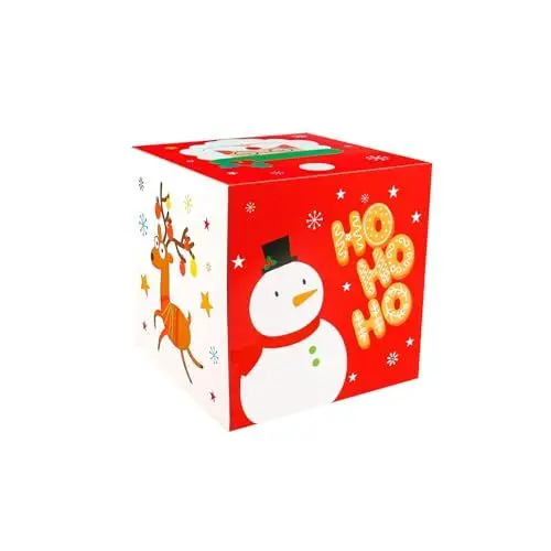 Produktbild: Große Weihnachts Süßigkeiten Boxen Geschenk Leckerli Box Süßigkeiten Schüssel Snack Behälter für Kinder Süßigkeiten Geschenk Party Deko Winter Weihnachtsdekoration für zu Hause