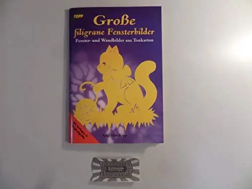 Produktbild: Große filigrane Fensterbilder