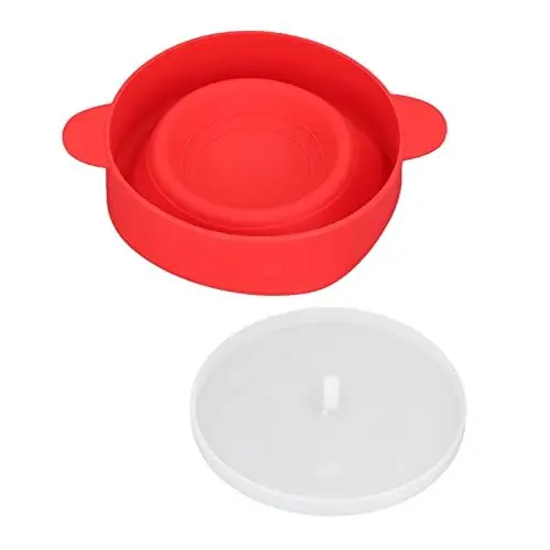 Produktbild: Großer Mikrowellen-Popcorn-Popper aus Silikon, BPA-frei, Faltbar, 40 ℃ Bis +230 ℃, DIY-Schüssel in Lebensmittelqualität für den Heimgebrauch in der Küche (Rot)