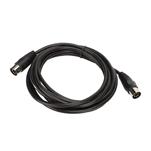 Produktbild: Großes DIN-Verbindungskabel, 7-poliges DIN-Kabel, 9,8 Fuß, Stabiles Signal, Flexibles Standard-Plug-and-Play für Medizinische Geräte, Stecker auf Stecker, Großes