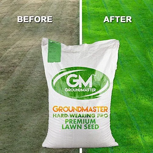 Produktbild: GroundMaster Strapazierfähiger harter Garten Premium Rücken Rasen Gras Samen Verschiedene Größen