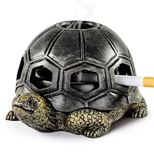 Produktbild: Grovind Schildkröte Aschenbecher für Zigaretten Creative Turtle Aschenbecher Handwerk Dekoration